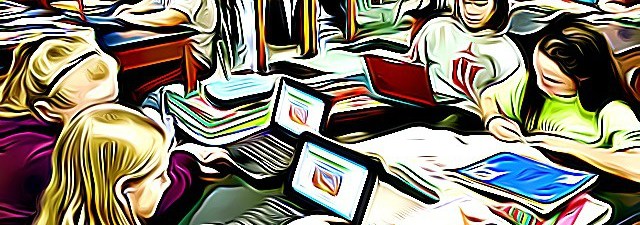 Students working in inquiry circles